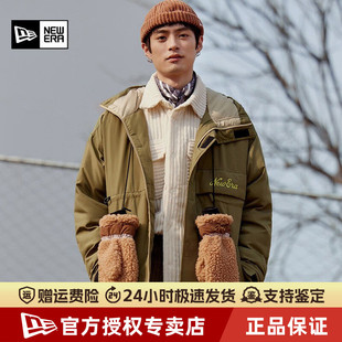 NewEra纽亦华秋冬男女中厚款 宽松休闲连帽羽绒服13350916 保暖工装