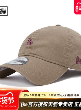 2025春季新款New Era纽亦华男女款920软顶弯檐刺绣MLB道奇棒球帽