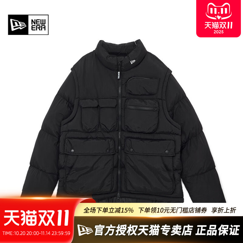 NewEra可拆袖子马甲潮保暖棉服