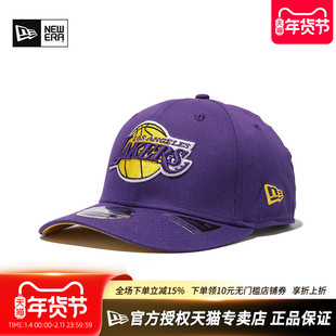 New Era纽亦华NBA男女950弯檐硬顶刺绣湖人队运动棒球帽60137571