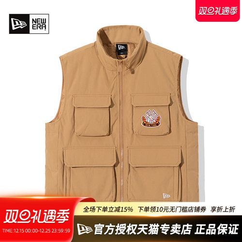 NewEra纽亦华MLB冬羽绒马甲背心