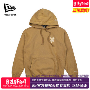 NewEra纽亦华MLB秋冬男女加绒保暖透气休闲运动连帽卫衣12866537