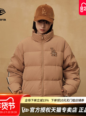 New Era纽亦华MLB秋冬男女款复古加厚保暖NY面包羽绒服14112306