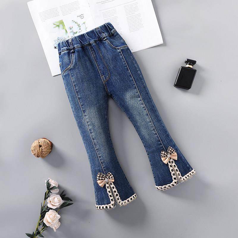 女童秋装牛仔裤2025新款儿童裤子春秋款洋气小女孩秋季休闲裤宽松,童装/婴儿装/亲子装,儿童牛仔裤,淘宝优惠券,粉丝福利购,淘宝优惠卷