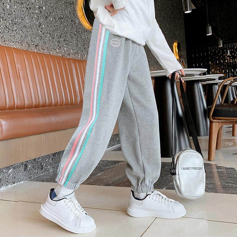 女童运动裤冬季2025新款女大童卫裤秋冬洋气纯棉儿童休闲加绒裤子,童装/婴儿装/亲子装,裤子,淘宝优惠券,粉丝福利购,淘宝优惠卷