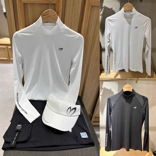 夏季高尔夫女装2025新款凉感防晒衣打底衫透气速干运动GOLF球衣女