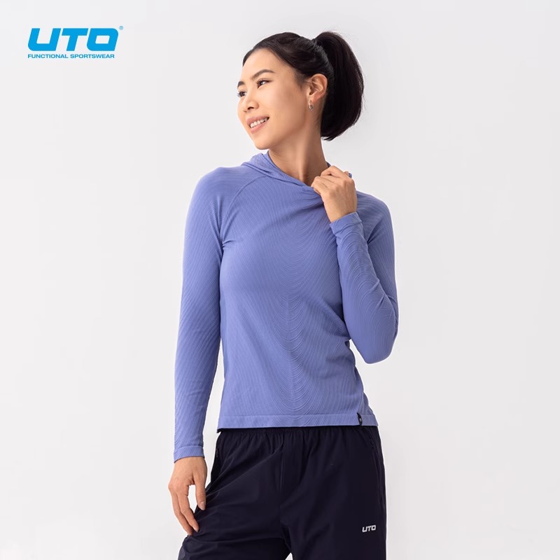 UTO运动长袖排汗透气速干卫衣