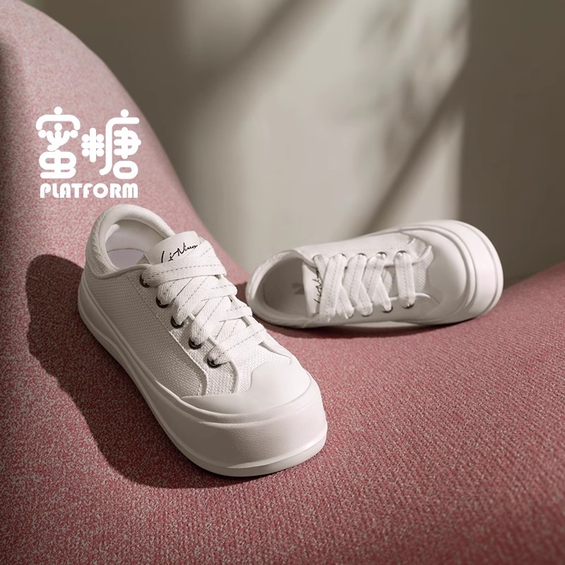 中国李宁新品蜜糖PLATFORM女子经典减震运动休闲鞋AGCU186