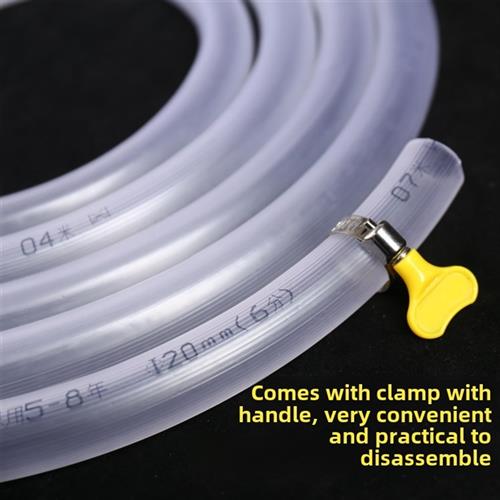 四季软管水管家用透明防冻牛筋加厚橡胶管塑料Pvc蛇皮管4分6分1英