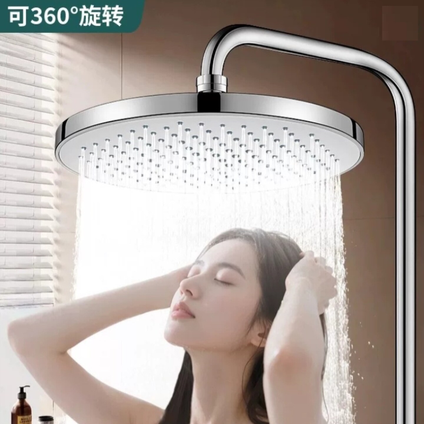 顶喷花洒喷头软管一体头顶大喷头淋浴洗澡神器水龙头浴霸莲蓬单头