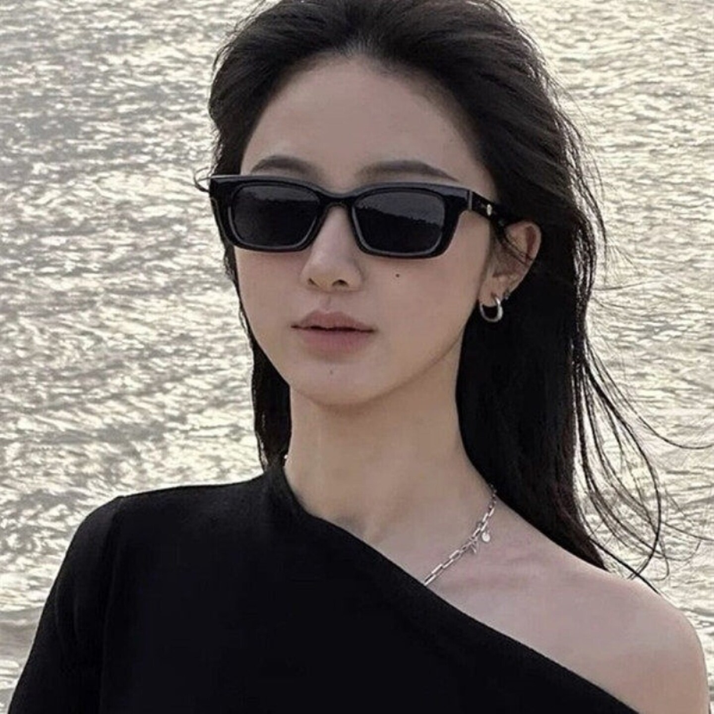 墨镜男高级感痞帅复古高级感小脸窄框猫眼可配近视太阳镜防紫外线