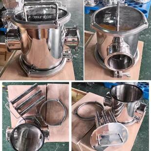 不锈钢磁性过滤器卫生级管道强磁除铁液浆高强度磁棒吸铁剂