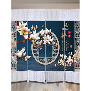 简约现代屏风隔断客厅可折叠移动办公室入口门廊门帘入口阻隔墙家