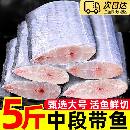 新鲜带鱼段中段特大带鱼中段
