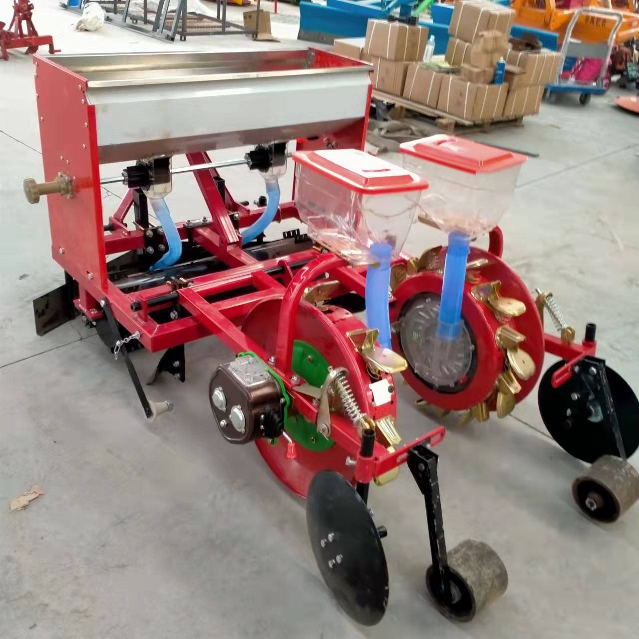 玉米施肥覆膜播种机 多种农作物黄豆播种机 高粱谷子精播机