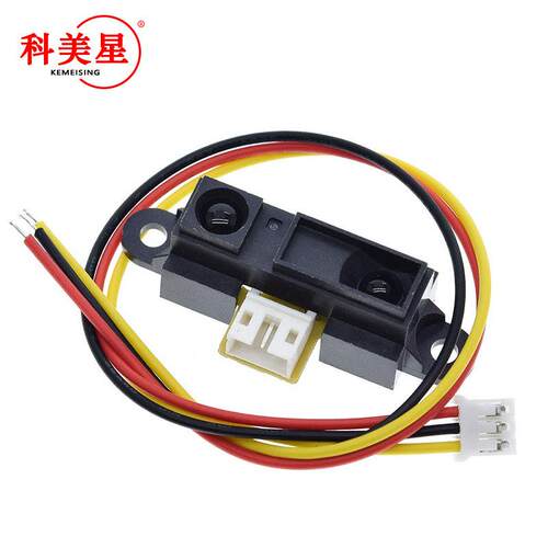 2Y0A21GP2Y0A21YK0F红外测距传感器GP2D12距离检测10-80cm带线
