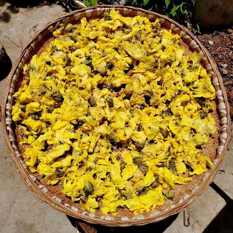 金花葵根茶180g黄蜀葵京兰葵黄秋葵花大蜀季干货养生金葵花中药材