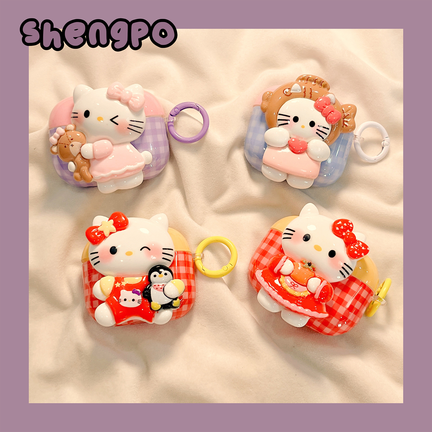 可爱hellokitty少女心耳机套新款