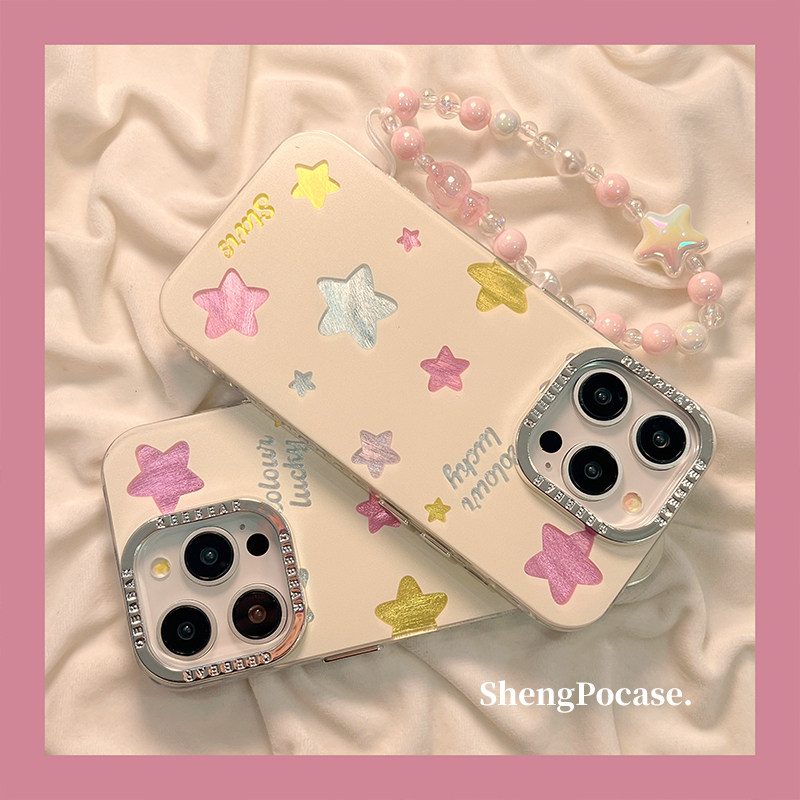 ins风简约彩色星星适用苹果16promax手机壳高级感iphone15新款12小众11女款14pro硅胶15pro防摔13全包保护套,3C数码配件,手机保护套/壳,淘宝优惠券,粉丝福利购,淘宝优惠卷