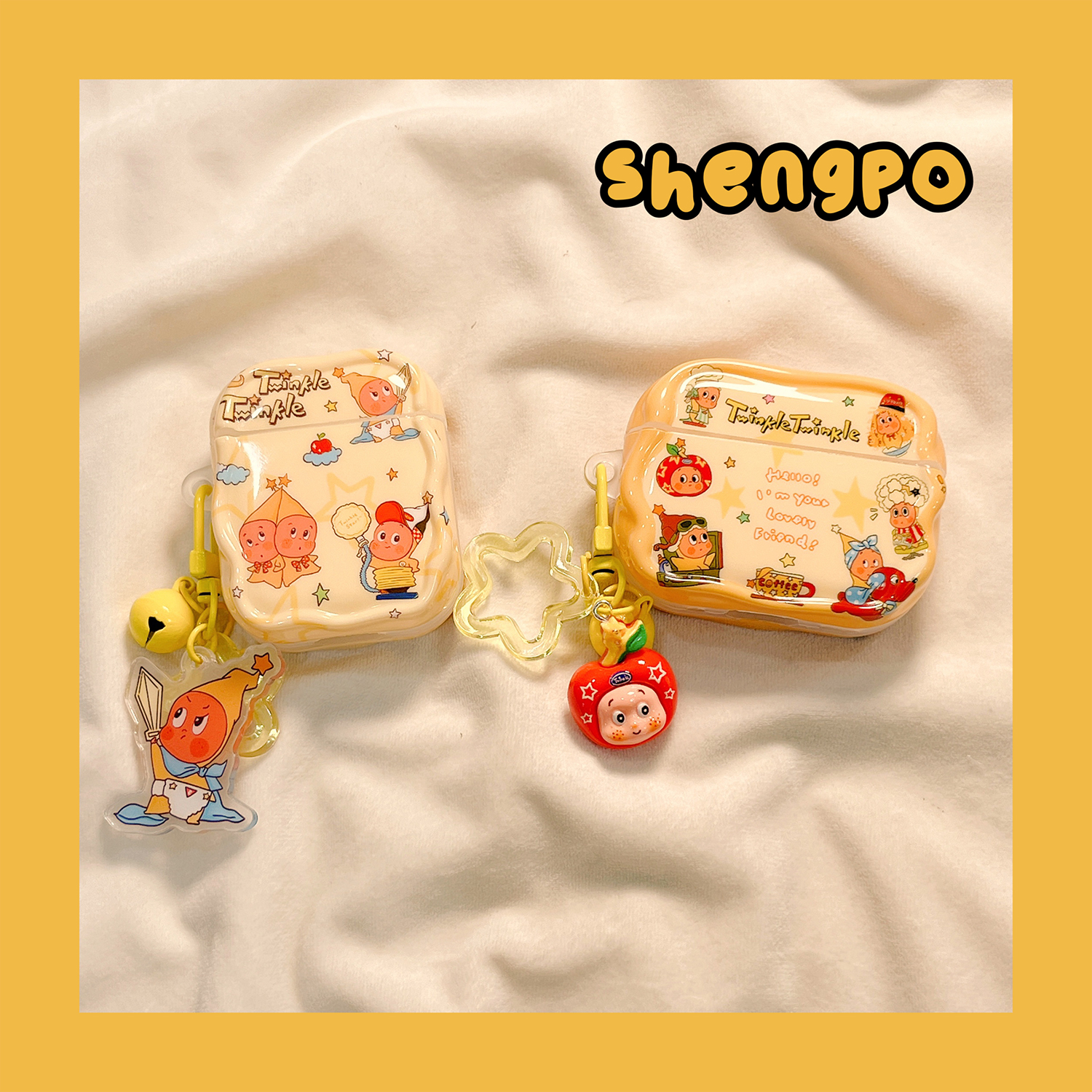 网红卡通可爱星星人耳机套新款