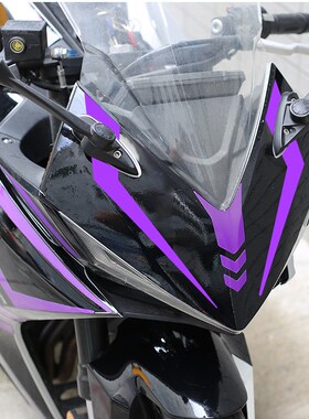 精选适用凯越250RR刺鸟/321RR贴纸新玩家拉花版画轮毂贴紫罗兰改