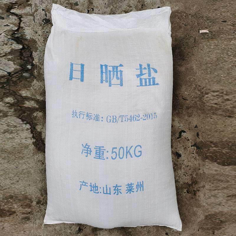 工业盐50KG粗盐日晒盐锅炉软化水用盐天然海盐热敷盐沐浴盐足浴盐