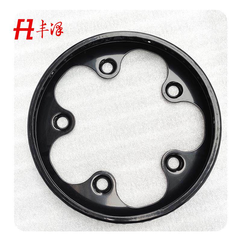 东风军车EQ2102货车轮毂罩轮胎脚踏圈黑色5孔汽车钢圈装饰罩加厚