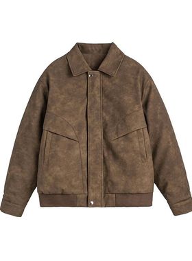 P55皮衣Q5棕色浅灰色深灰色M3XL