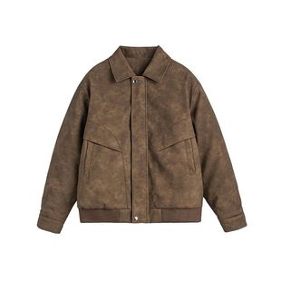 P55皮衣Q5棕色浅灰色深灰色M3XL