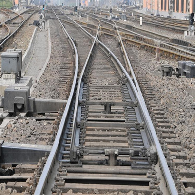 单开道岔 对称道岔 复式交分道岔和交叉度线 九天厂家左右开道岔