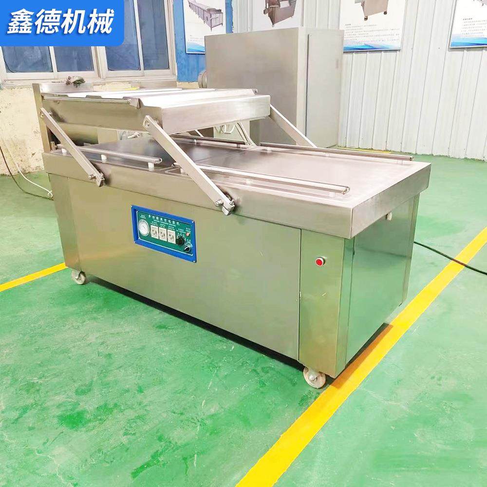 全自动鸡排牛排真空打包设备 果蔬双室真空包装机 肉制品封口机