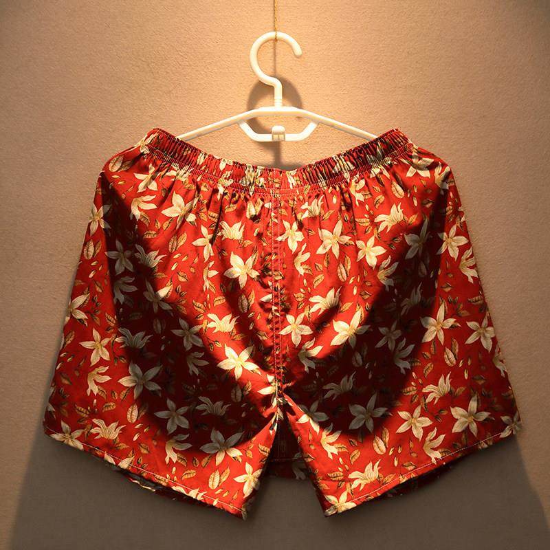 宽松男士内裤平角阿罗裤衩纯棉舒适居家睡裤休闲时尚四角短裤头,女士内衣/男士内衣/家居服,男阿罗裤,淘宝优惠券,粉丝福利购,淘宝优惠卷