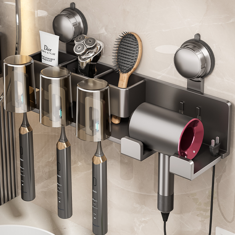 【热销99W+】吸盘牙刷架