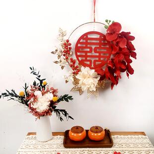 饰婚庆用品大全 结婚立体发光喜字挂饰婚房布置婚礼新房房门装