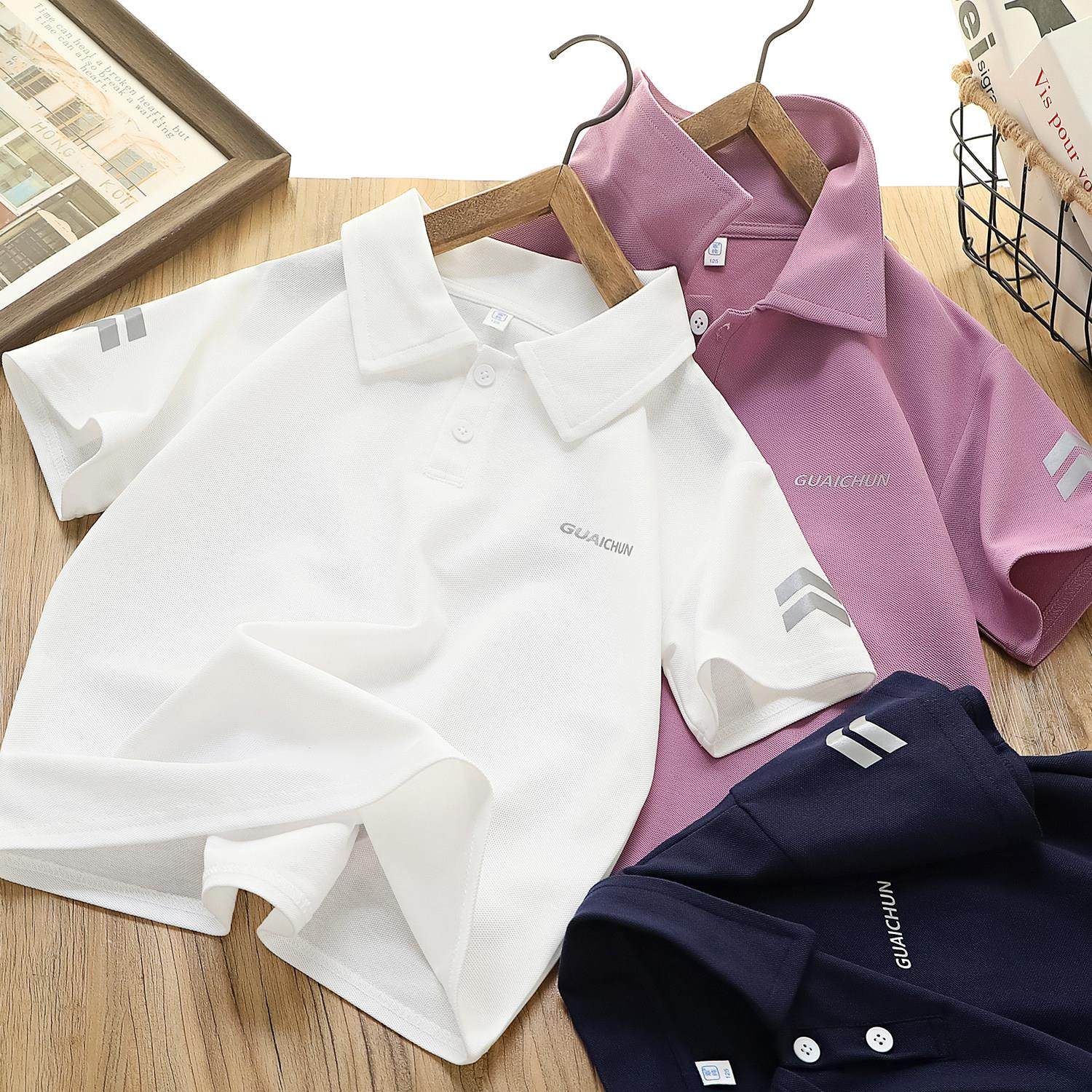 夏季儿童棉polo衫短袖t恤男童韩版休闲 翻领打底衫女童上衣中大童,童装/婴儿装/亲子装,儿童POLO衫,淘宝优惠券,粉丝福利购,淘宝优惠卷