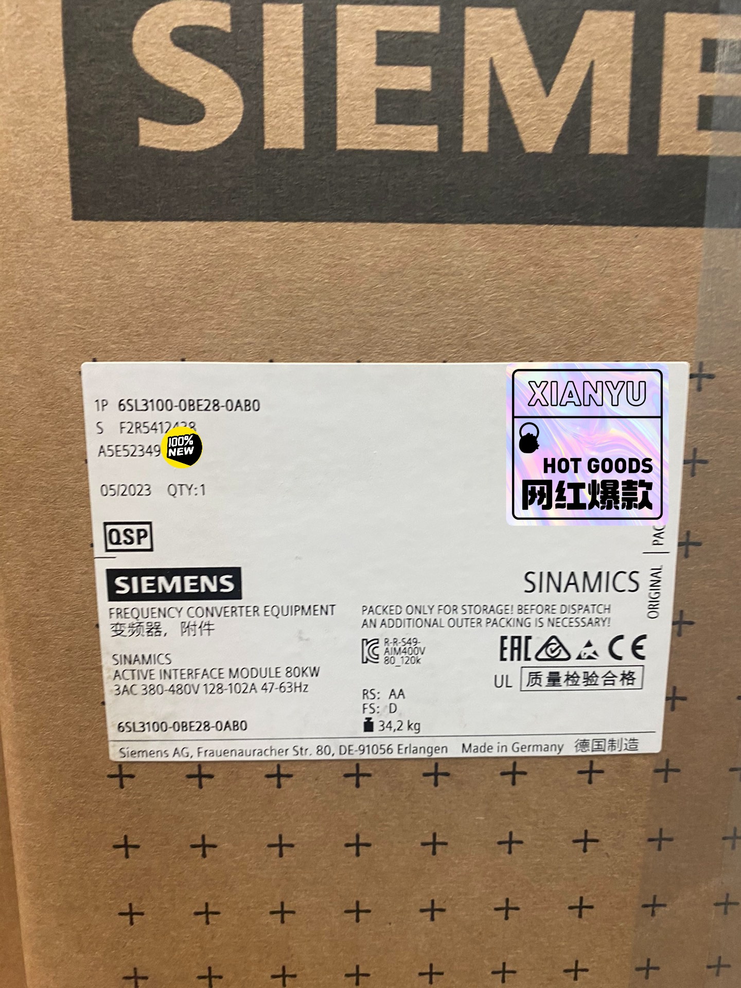 6SL3100-0BE28-0AB0【请询价】