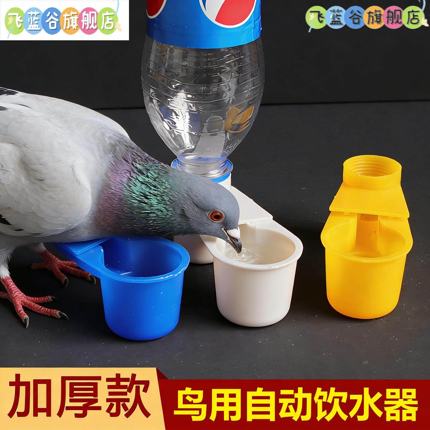 饮水器自动喂食器鸟类双口导水器续水鸽子鹦鹉芦丁鸡喂水工具家用