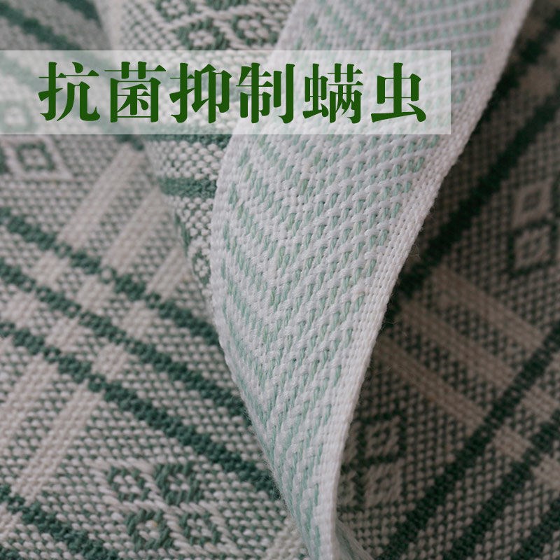 哈麻双鹤纯天然亚麻凉席三件套单人双面折叠亚麻凉席双人婴儿凉席