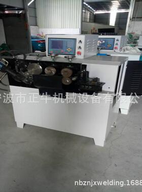 江苏铁线钢筋打体圈机 2DMK-8mm圆丝卷圆自机 动绕圈断切一机