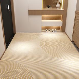 奶油风地毯门垫进门可擦免洗裁剪耐脏pvc入户门地垫玄关门口脚垫