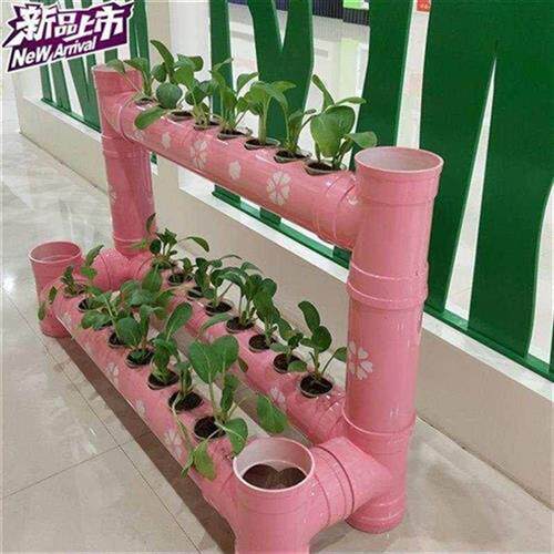 种莱管道阳台户外水管多功能家庭蔬菜自然角花架设备土培pvc种植