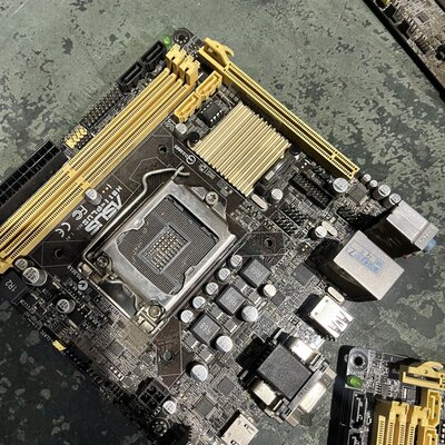 {议价}华硕电脑主板 H81 主板 8个 针脚坏了{可维修}
