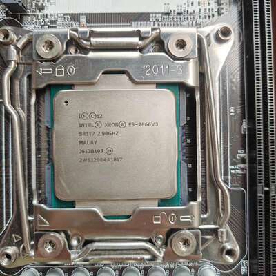 {议价}英特尔Xeon E5-2666V3处理器+X99主板套装，L{可维修}