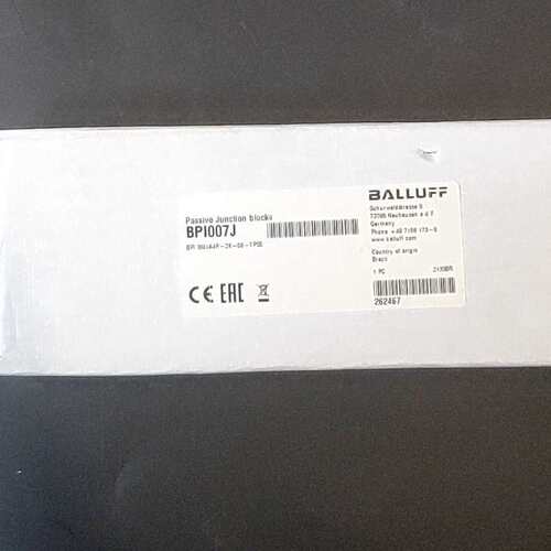 {议价}全新BALLUFF巴鲁夫BP1007J，德国制造，工业自动化{可维修}
