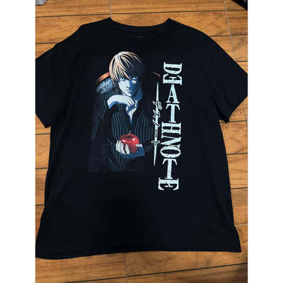 死亡笔记Death Note L艾尔·罗莱特vintage动漫印花高街风短袖T恤