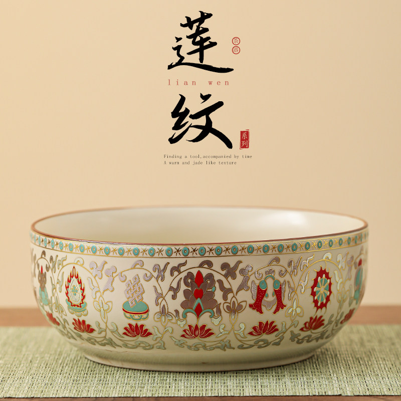 汝窑茶洗杯复古洗水盂茶渣缸家用中式陶瓷茶具配件洗茶器茶盆建水