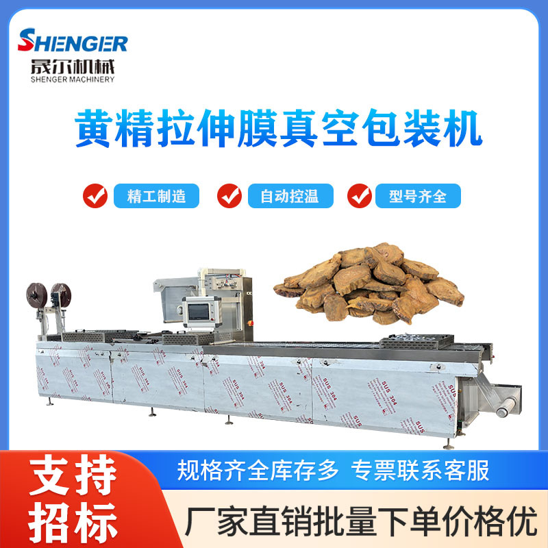 全自动DZ-320型火腿肠拉伸膜包装机 糙米饭团鱼豆腐真空包装机