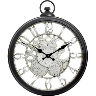 新品怀表挂钟14寸客厅钟表家居装饰创意壁钟石英钟复古