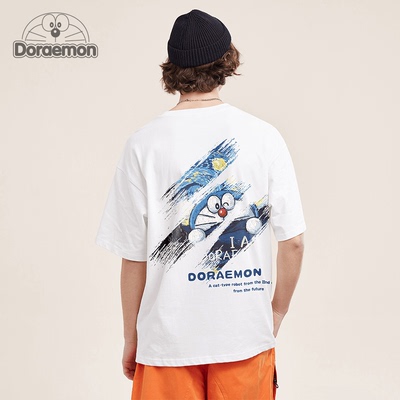DORAEMON/哆啦A梦夏季短袖t恤男