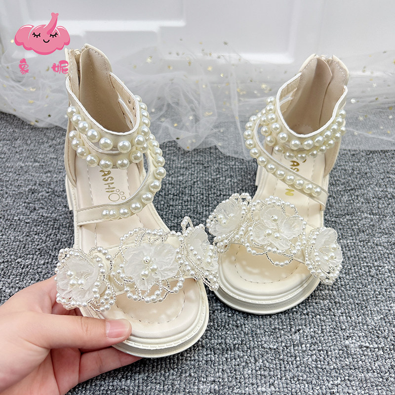 女童夏天露趾凉鞋女款2026年爆款女孩新款夏季夏款中大童时尚洋气